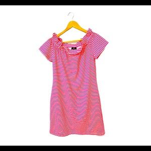 Sailor-Sailor Sleeveless Dress-Hot Pink Stripe